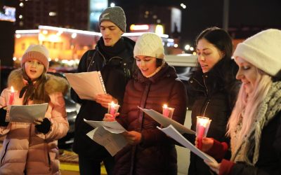 Christmas Caroling in Kyiv