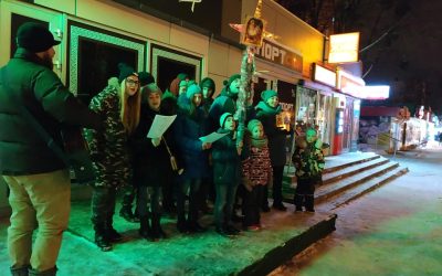 Caroling in Kharkiv