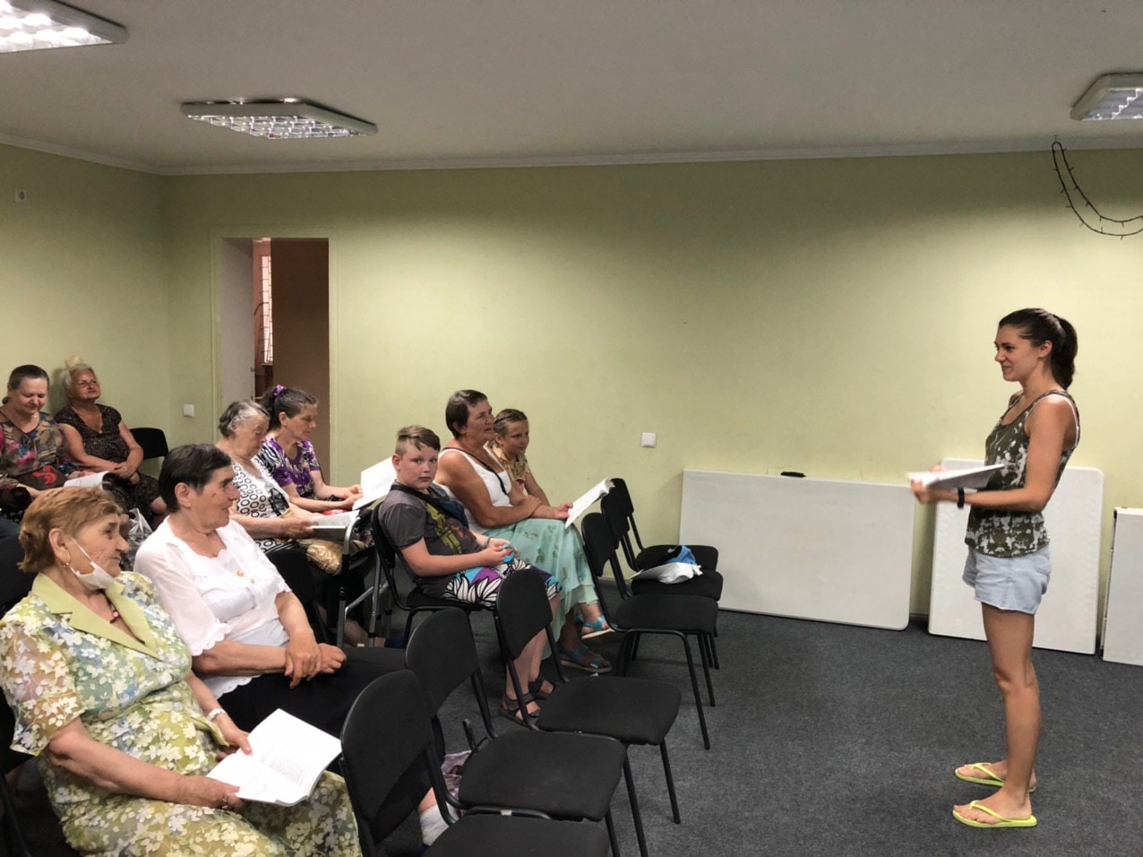 Church Service In Avdiivka Church Service In Avdiivka