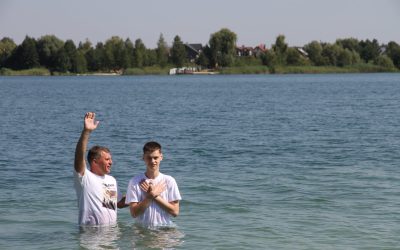 Celebrating a Baptism!