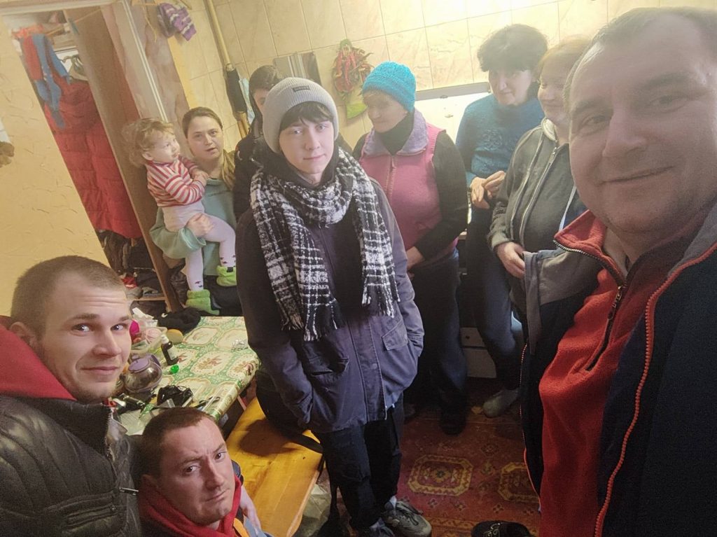 In Kharkiv, Sergei Helps People Evacuate In Kharkiv, Sergei Helps People Evacuate