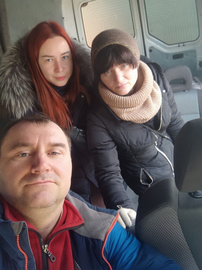 In Kharkiv, Sergei Helps People Evacuate In Kharkiv, Sergei Helps People Evacuate