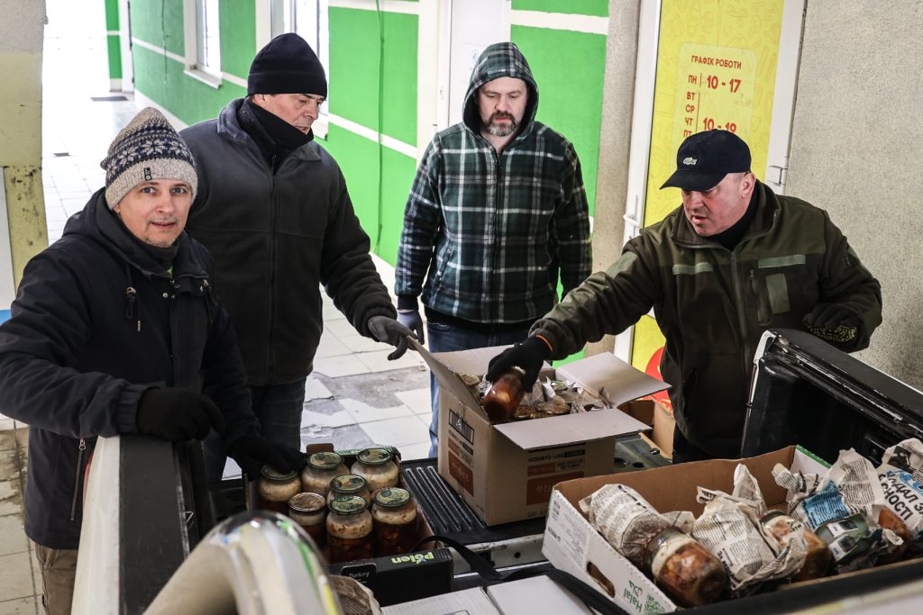 Uman Brings Food To Kyiv Church Uman Brings Food To Kyiv Church
