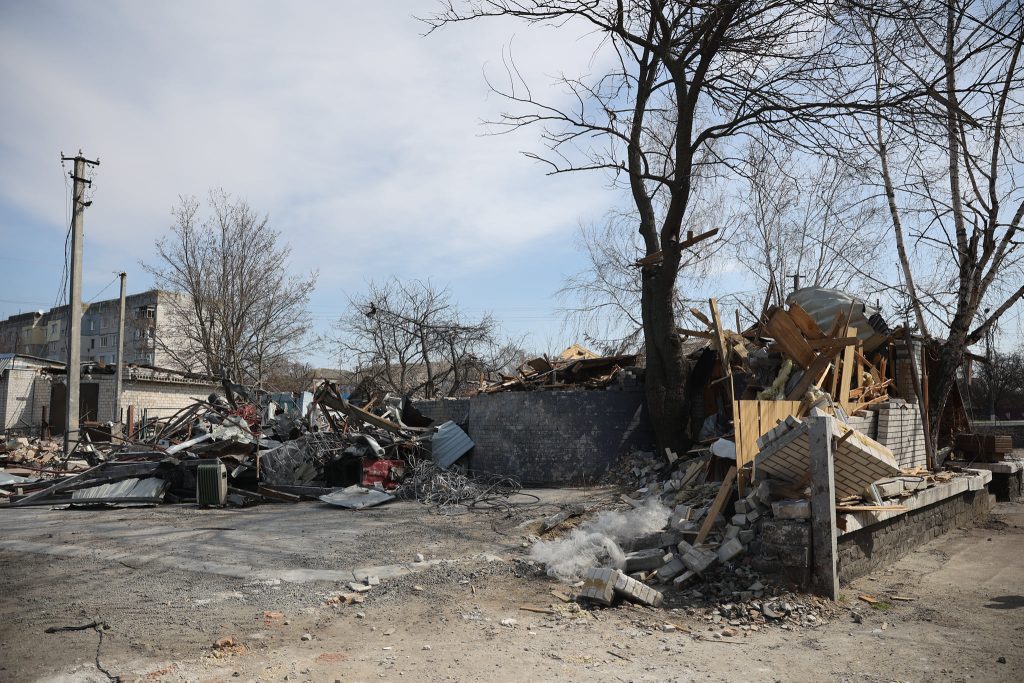 Kyiv Brings Aid To Suburbs (baryshivka) Kyiv Brings Aid To Suburbs (baryshivka)