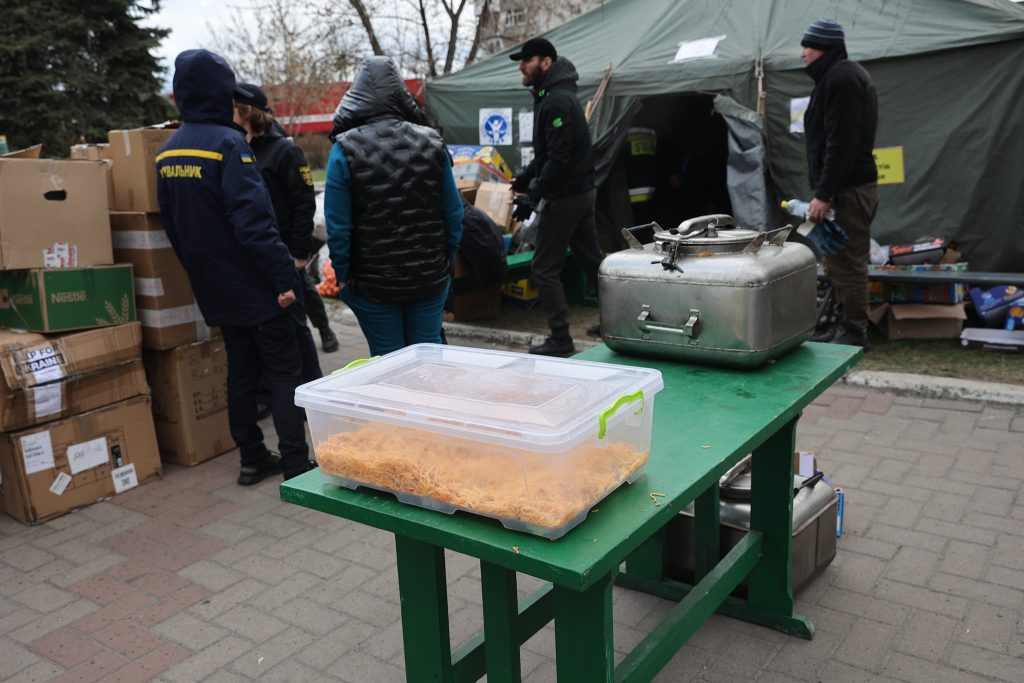 Kyiv Takes Humanitarian Aid To Borodianka Kyiv Takes Humanitarian Aid To Borodianka