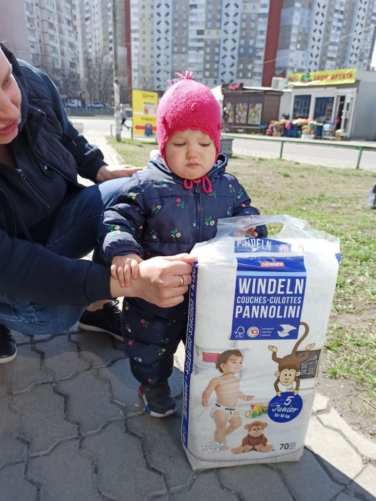 Kyiv Distributes Diapers To Locals Kyiv Distributes Diapers To Locals