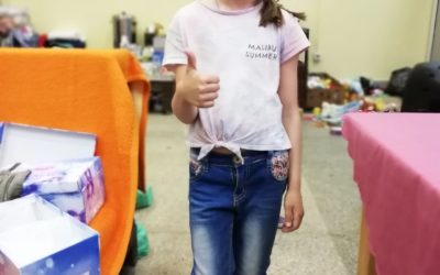 Lviv continues to distribute kids’ shoes