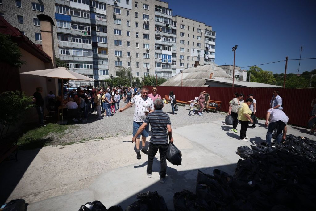 Uman Continues To Distribute Food And Kids' Shoes To Internally Displaced Uman Continues To Distribute Food And Kids' Shoes To Internally Displaced