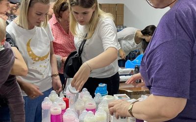 Uman welcomes refugees with essentials