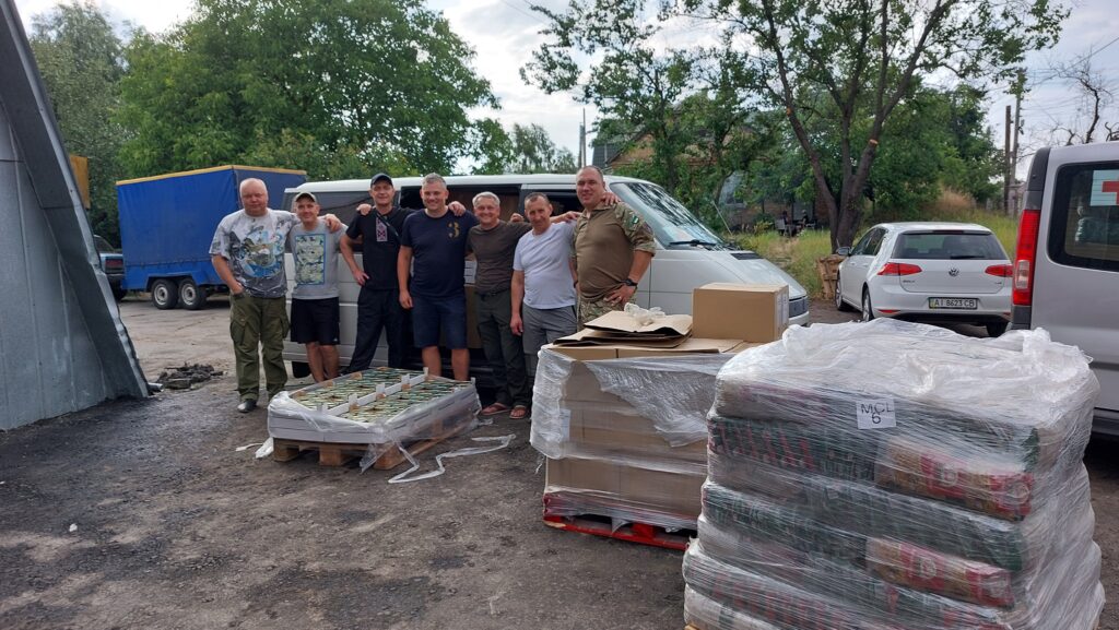Supplies Brought To Avdiivka In Donetsk Region