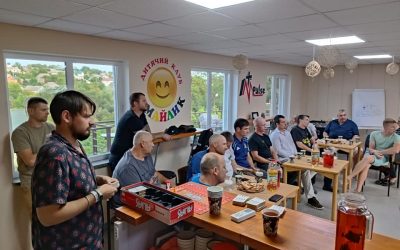 Men’s meeting in Uman Church