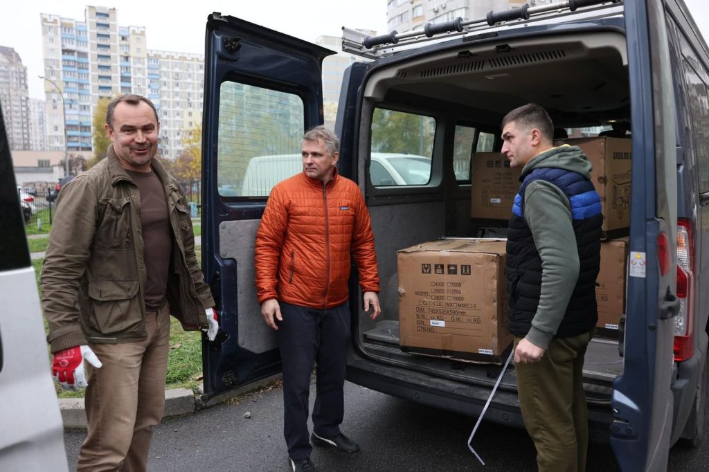 Cherkasy Receives An Electric Generator From Kyiv Cherkasy Receives An Electric Generator From Kyiv