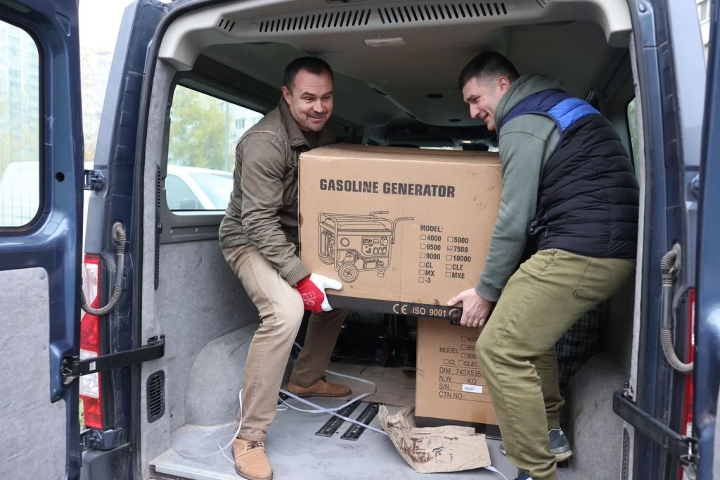 Cherkasy Receives An Electric Generator From Kyiv Cherkasy Receives An Electric Generator From Kyiv