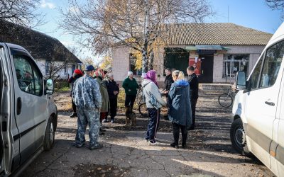 Uman brings aid to liberated areas in the South