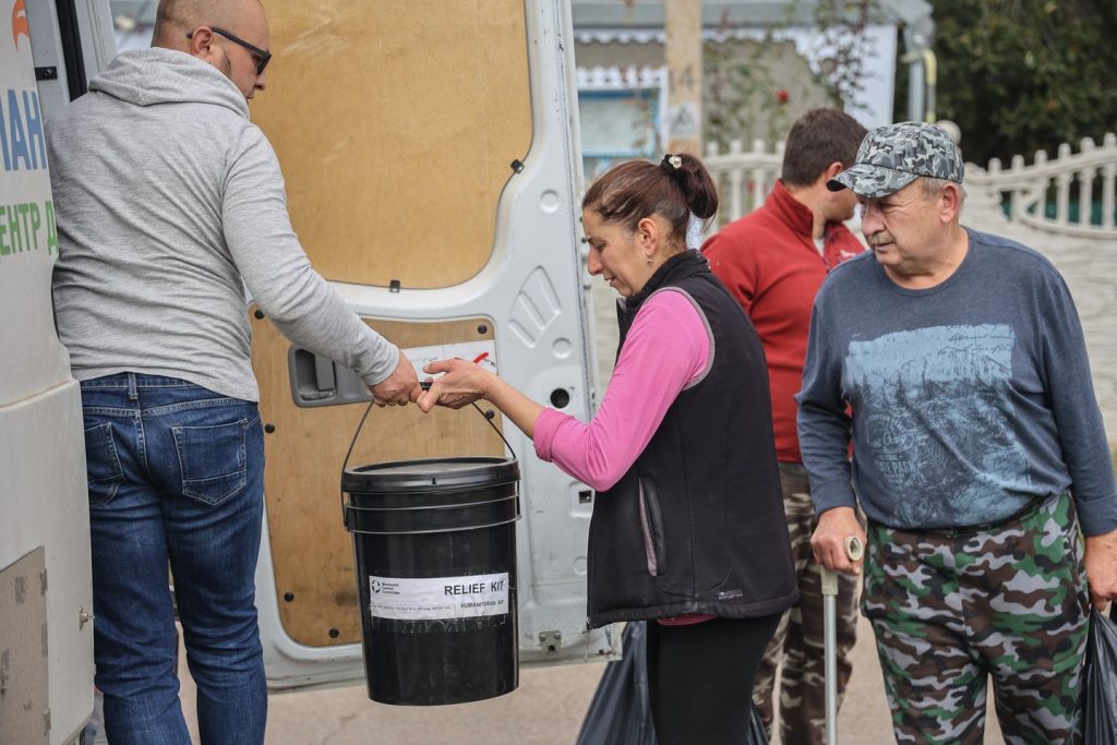 Uman Church Brings Humanitarian Aid To Liberated Village In South Ukraine Uman Church Brings Humanitarian Aid To Liberated Village In South Ukraine