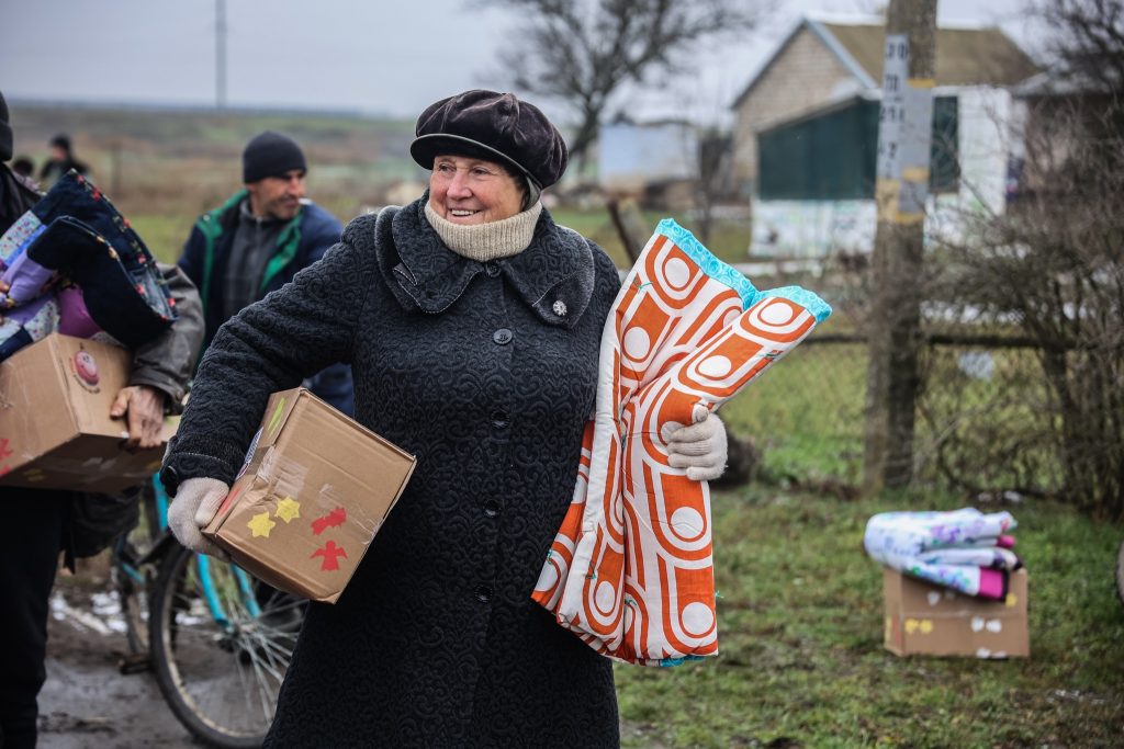 Uman Delivers Humanitarian Aid To Liberated Areas In Kherson Uman Delivers Humanitarian Aid To Liberated Areas In Kherson