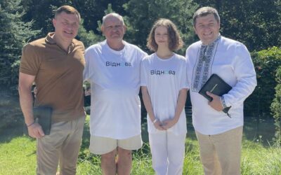 Lviv Church baptises two churchgoers