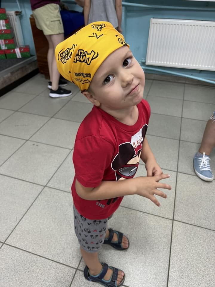 Ukrainian Kid In Bandana Ukrainian Kid In Bandana