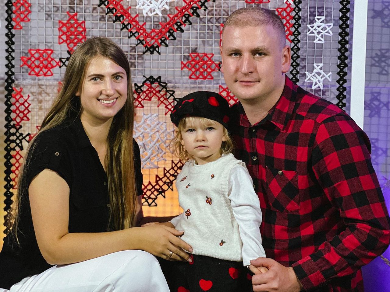 Ukrainian Family During Harvest Day Celebration Ukrainian Family During Harvest Day Celebration
