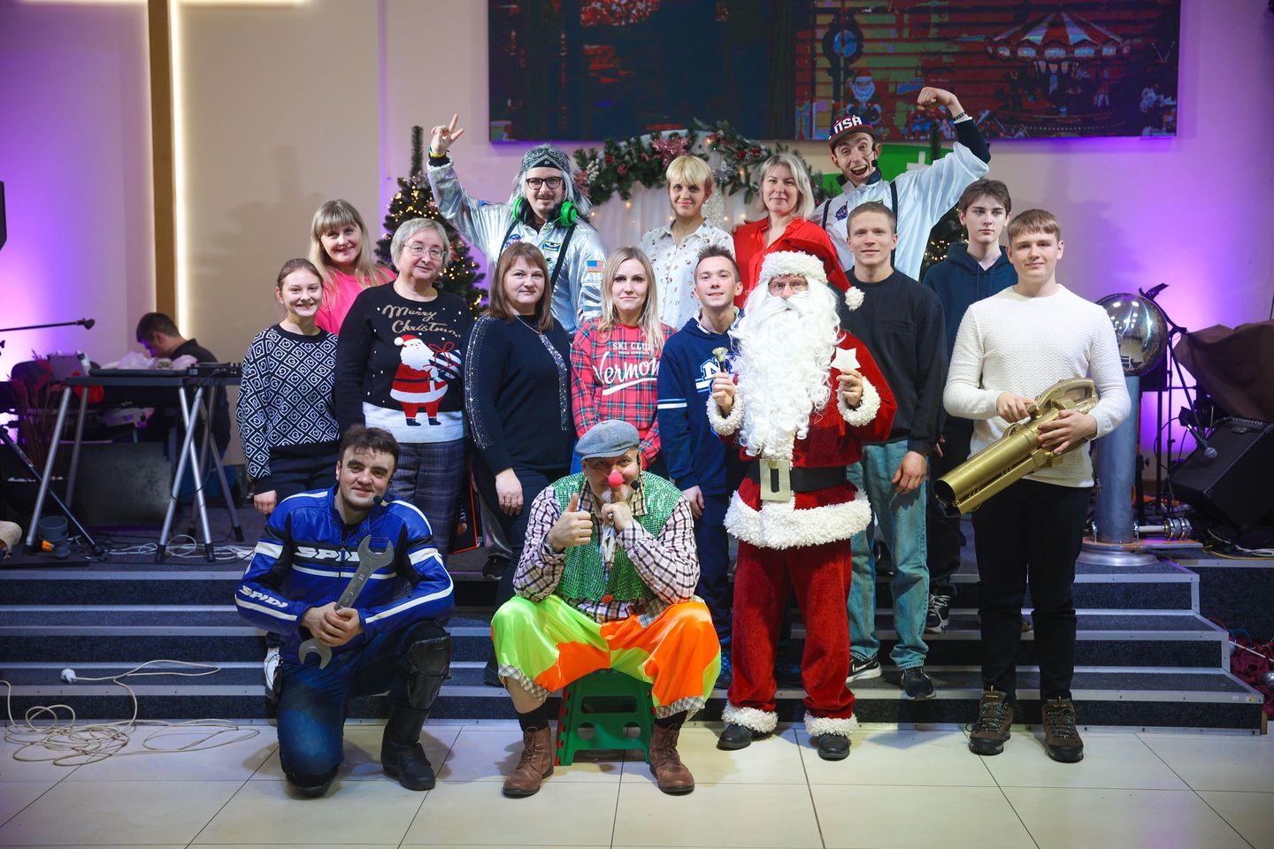 Group Photo Of Organizers Of Christmas Event In Uman Group Photo Of Organizers Of Christmas Event In Uman