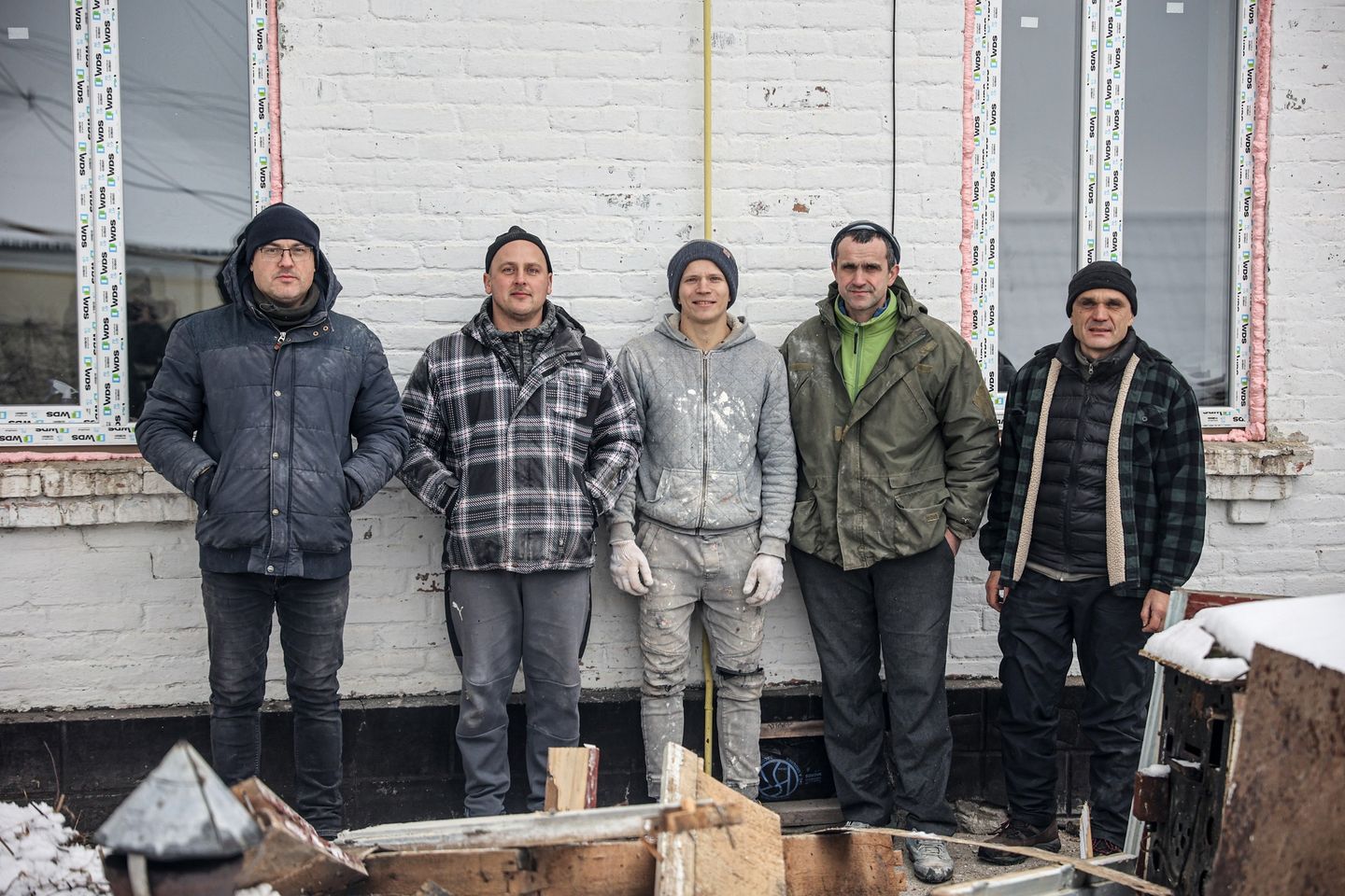 Group Picture Of Volunteers From Uman In Kherson