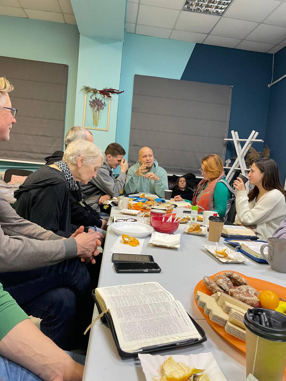 Group Studying The Bible In Cherkassy Group Studying The Bible In Cherkassy