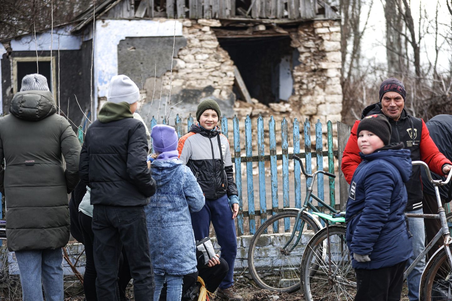 Locals In Kherson