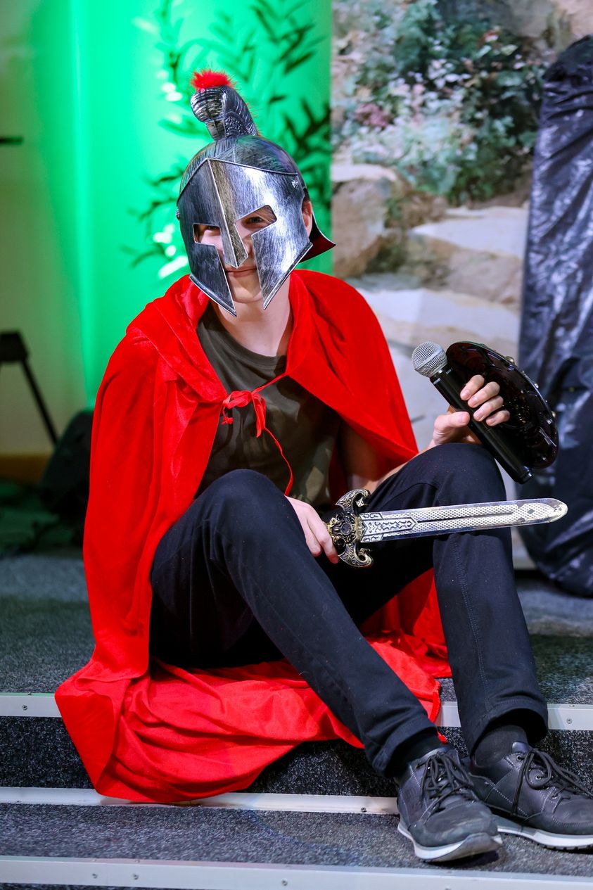 Kid Dressed Up As A Knight For A Play Kid Dressed Up As A Knight For A Play