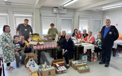 Avdiivka/Pokrovsk Church visits refugees from Avdiivka