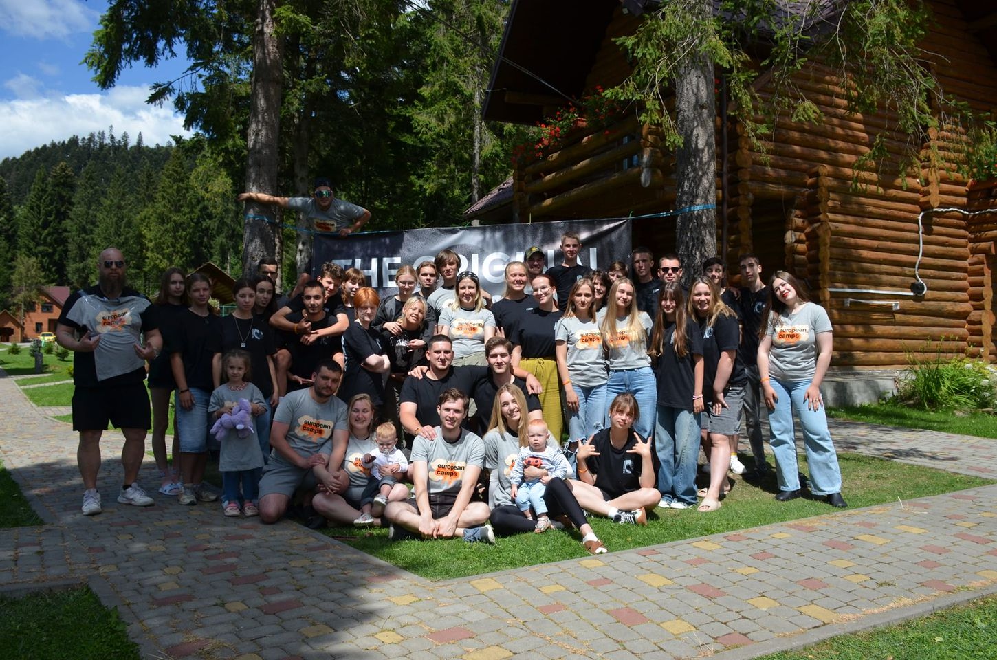 Group Photo At The New Church Camp Group Photo At The New Church Camp