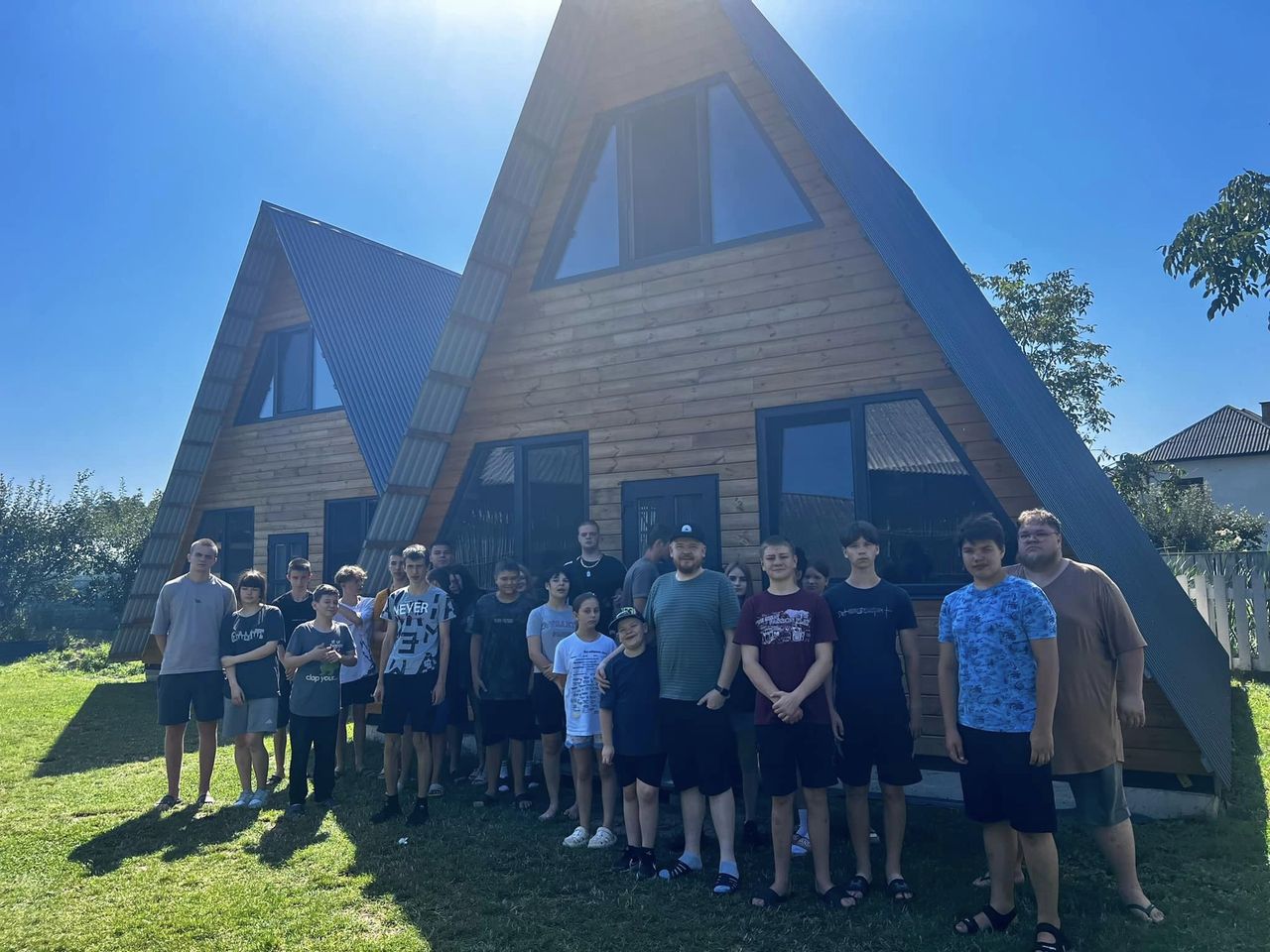 Group Picture From Camp In Western Ukraine