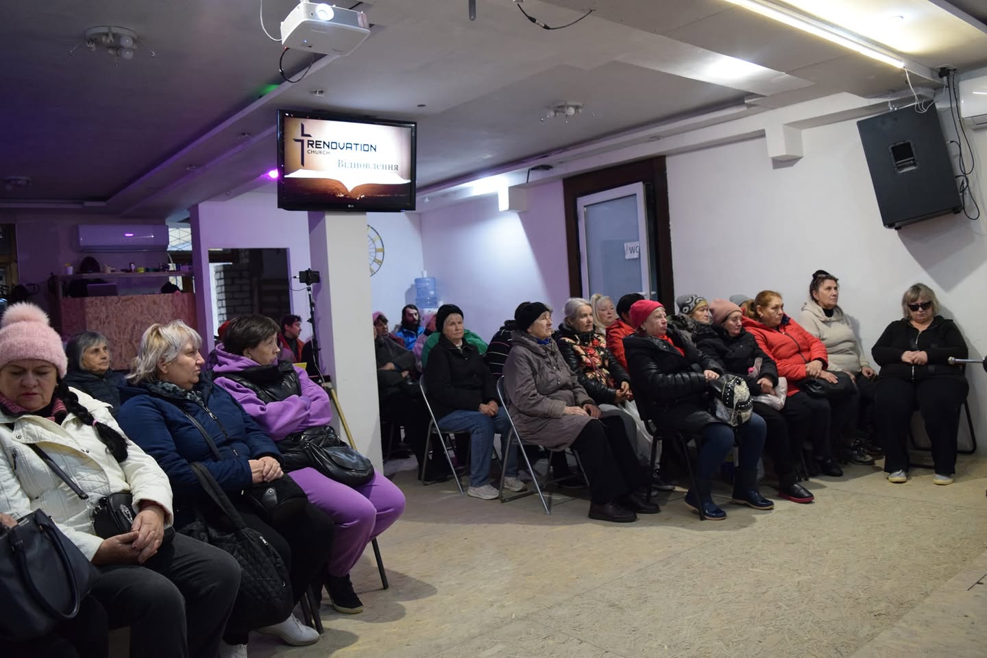 Congregation In Kharkiv Sitting In The Cold Congregation In Kharkiv Sitting In The Cold