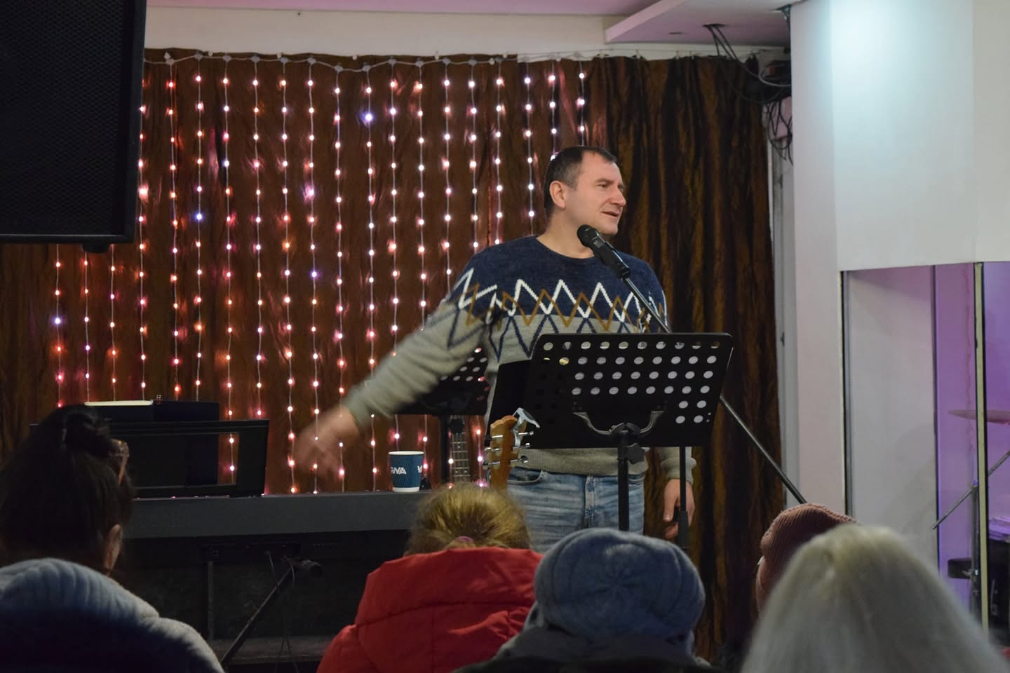 Kharkiv Pastor Gesturing Kharkiv Pastor Gesturing