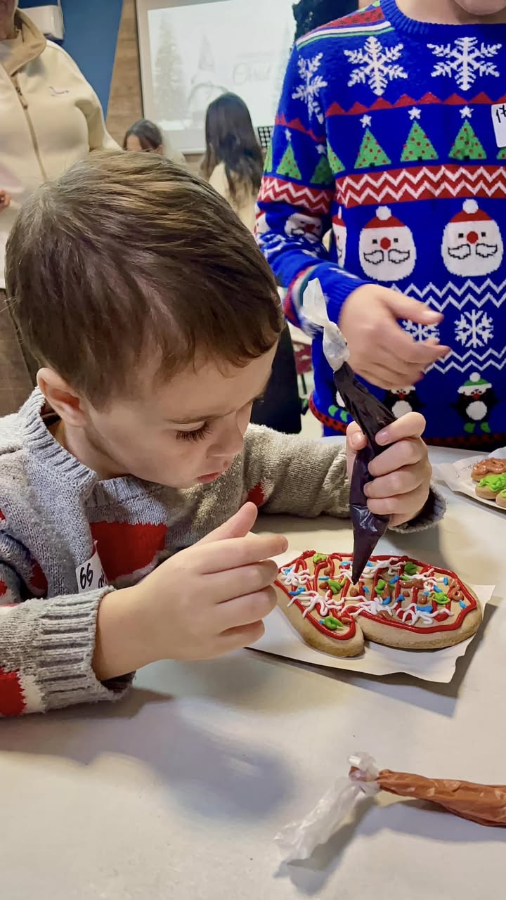 Ukrainian Kid Decorating Cookies Ukrainian Kid Decorating Cookies