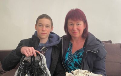Shoe distribution in Lviv