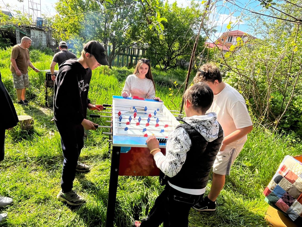 Ukrainian Youth Playig Fusbal Ukrainian Youth Playig Fusbal