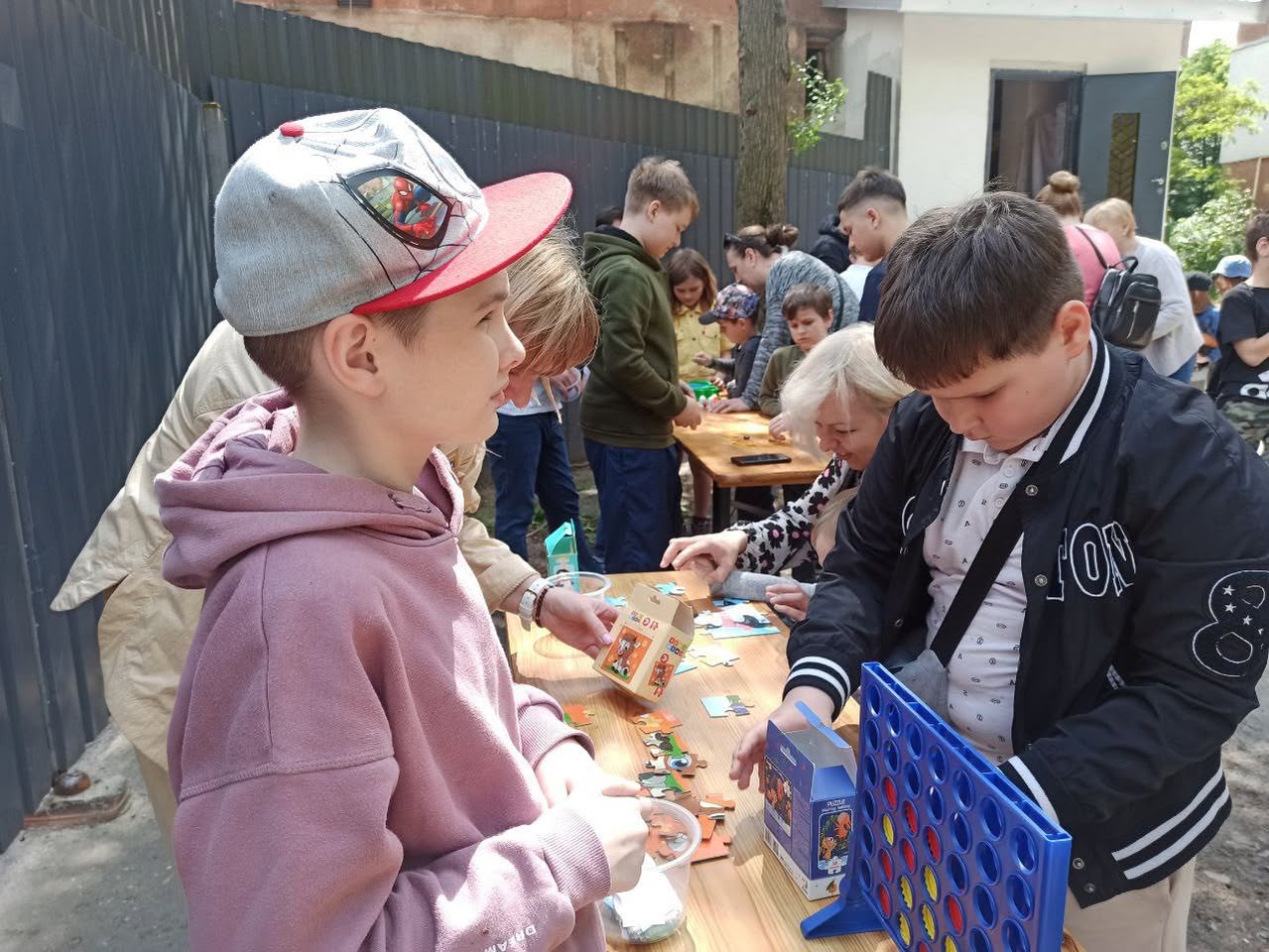 Ukrainian Boys Playing A Game Ukrainian Boys Playing A Game