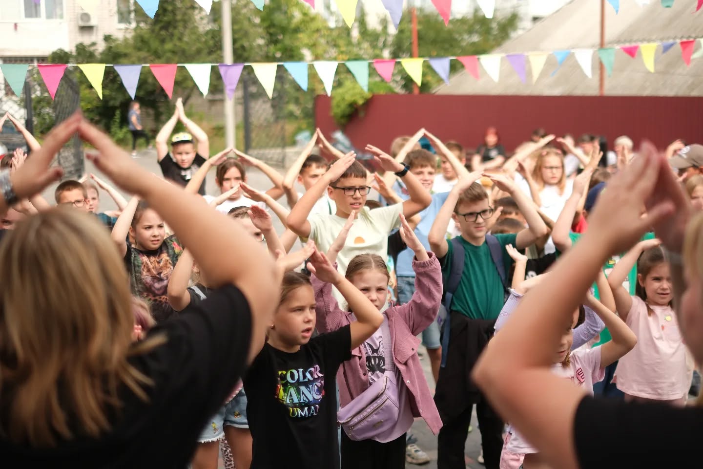 Ukrainian Making An A Sign Sep