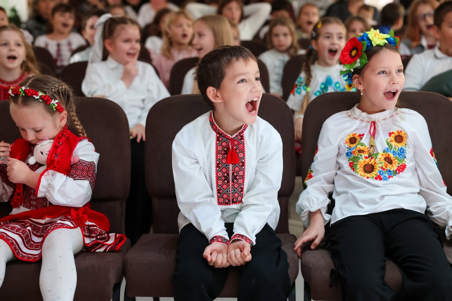 A Ukrainian Boy Reacting To The Stage