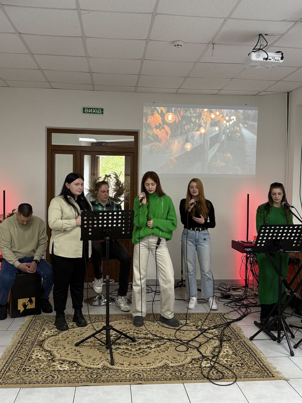 Worship Band With Background