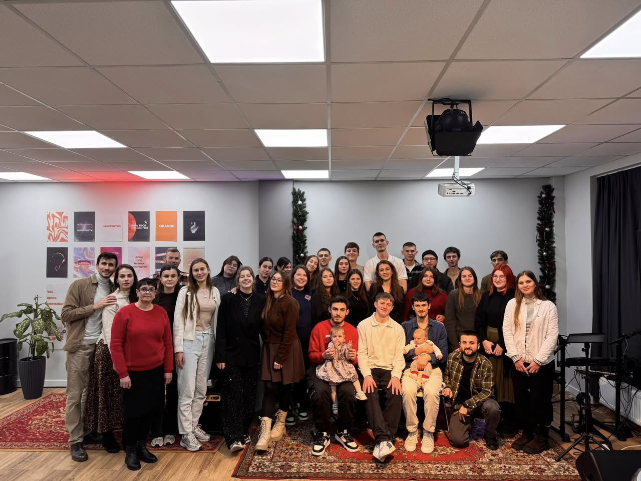 Group Picture Of Churcgoers Of Odessa Church