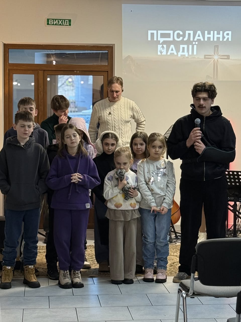 Lviv Church Sunday Service Jan
