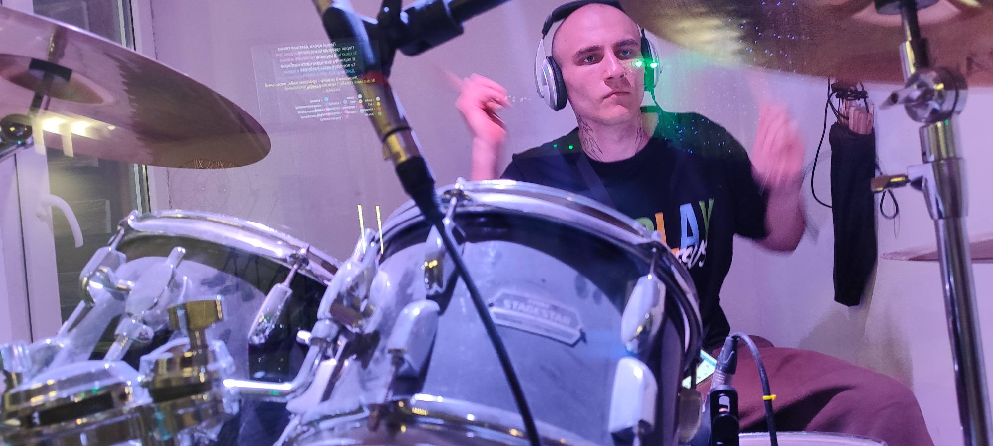 Ukrainian Drummer For A Choir