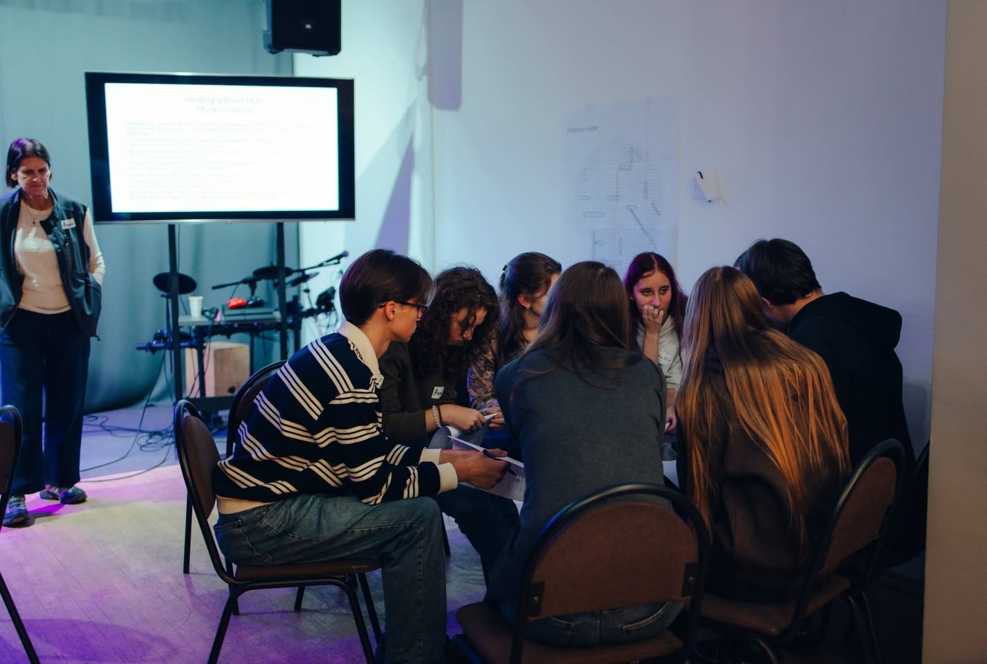 Students In Discussion During English Learning Students In Discussion During English Learning